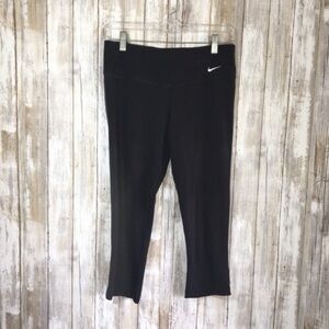 Nike Black Cropped Athletic Pants
